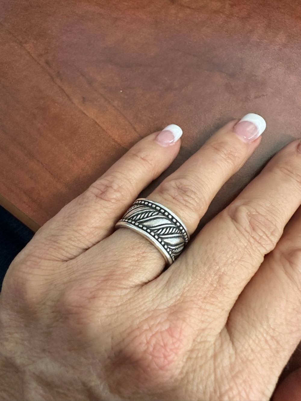 Brighton Wide Band Ring - Silver
